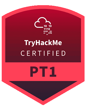 PT1 Junior Penetration Tester certification logo